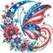 Special Shape Butterfly Diamond Art Painting Kits for Adults,Flower Diamond Painting Kits for Beginners,Flag Diamond Art Kits